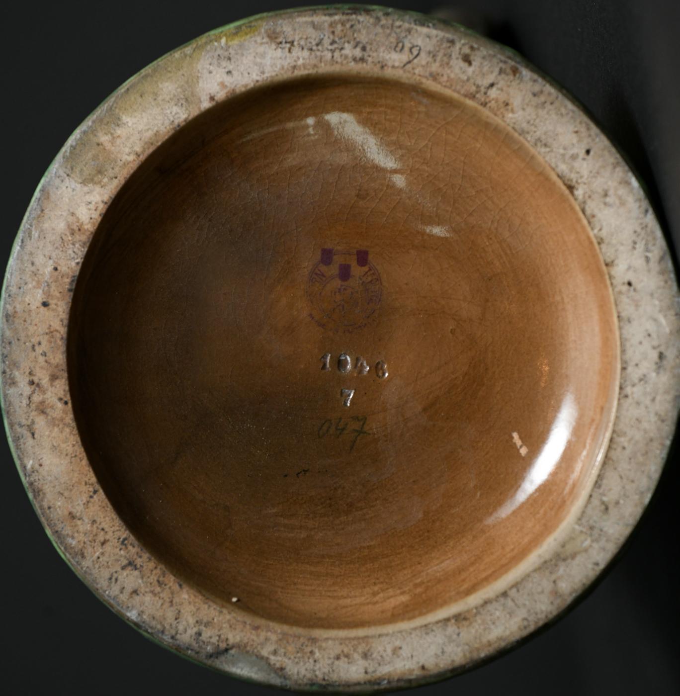 Amphora Ewer in the Shape of a Stylized Tree by Paul Dachsel for Kunstkeramik 4