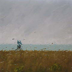 Jam III original Rain landscape painting Contemporary art - 21st Century