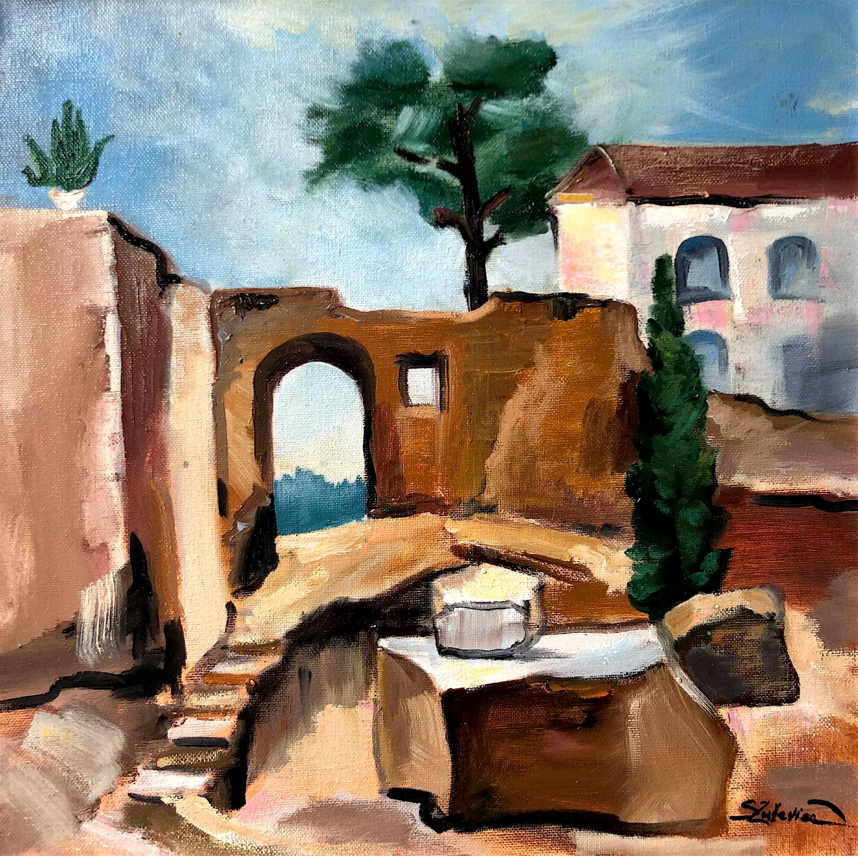 Tuscany study original landscape painting