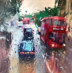 Queen's Park London abstract City landscape painting Contemporary 21st Century