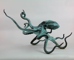 Octopus - bronze sculpture- limited edition- Modern- Contemporary 