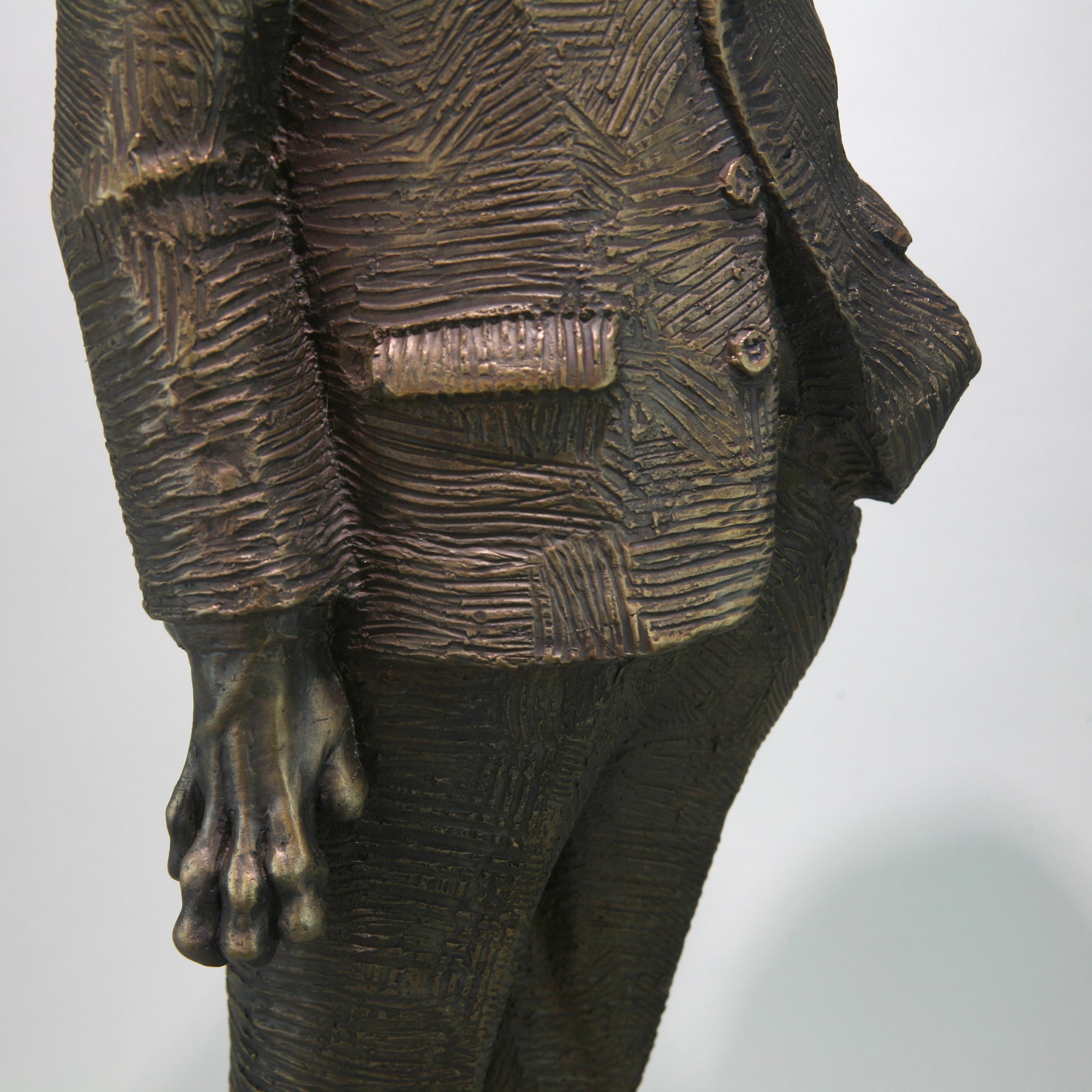 Sphynxman - bronze sculpture- limited edition- Modern- Contemporary  2
