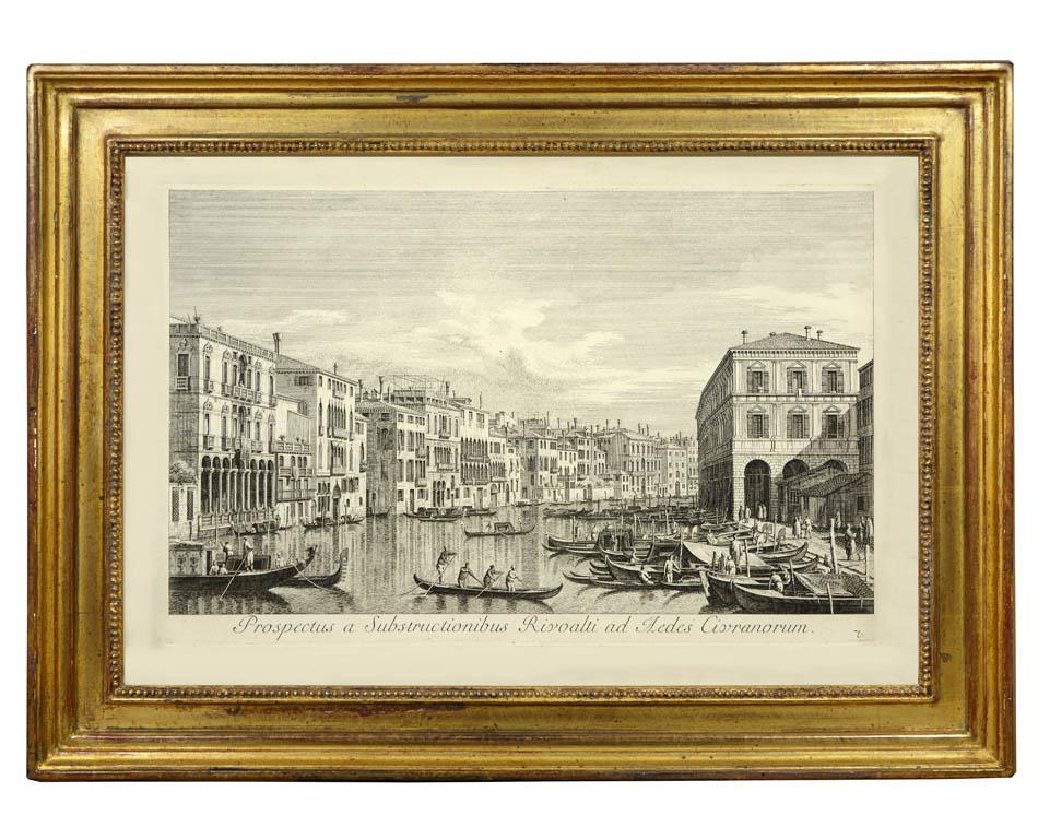 Antonio Visentini, Twelve Views of Venice, Engravings after Canaletto, 1790 5