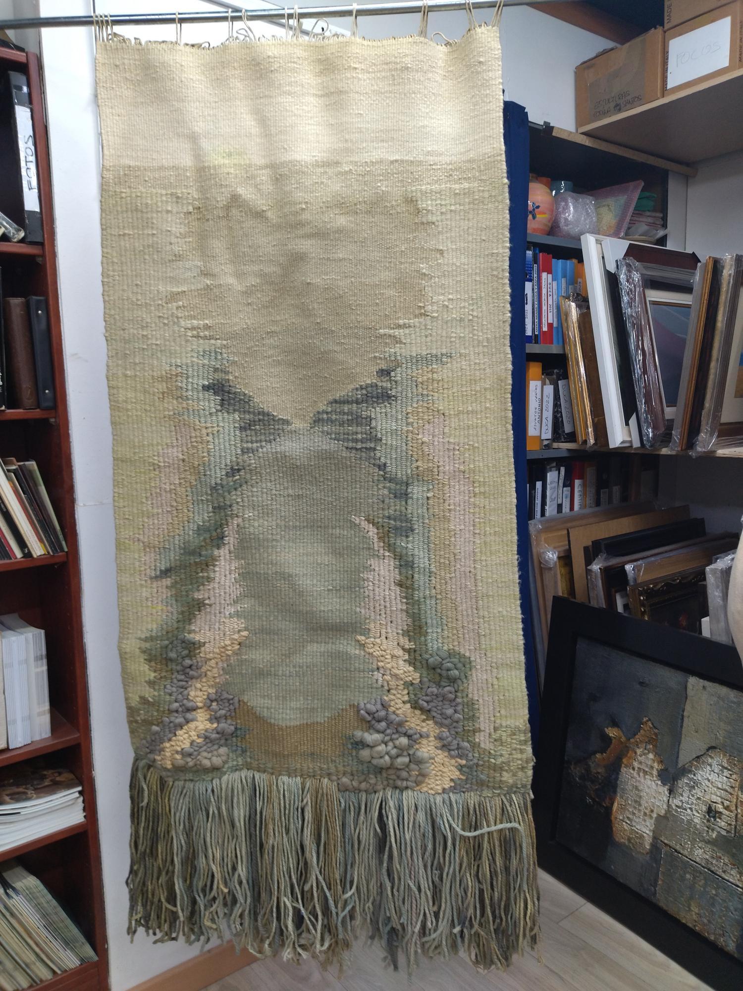 RAVENTOS  Manantial II. Original tapestry - Abstract Expressionist Art by Maria Asuncion Raventos