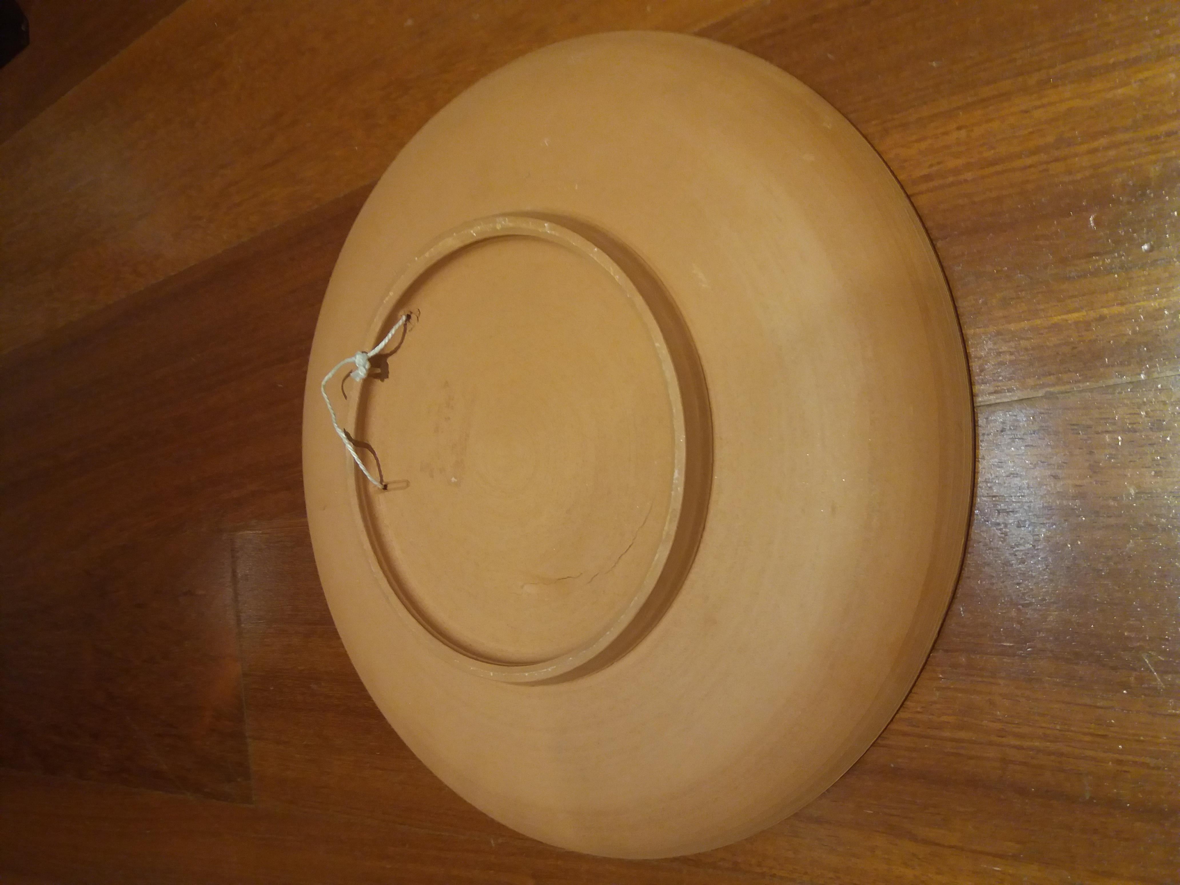 Gaspar Riera    plat. céramique. terre cuite. Majorque. Original unique  pièce en vente 3