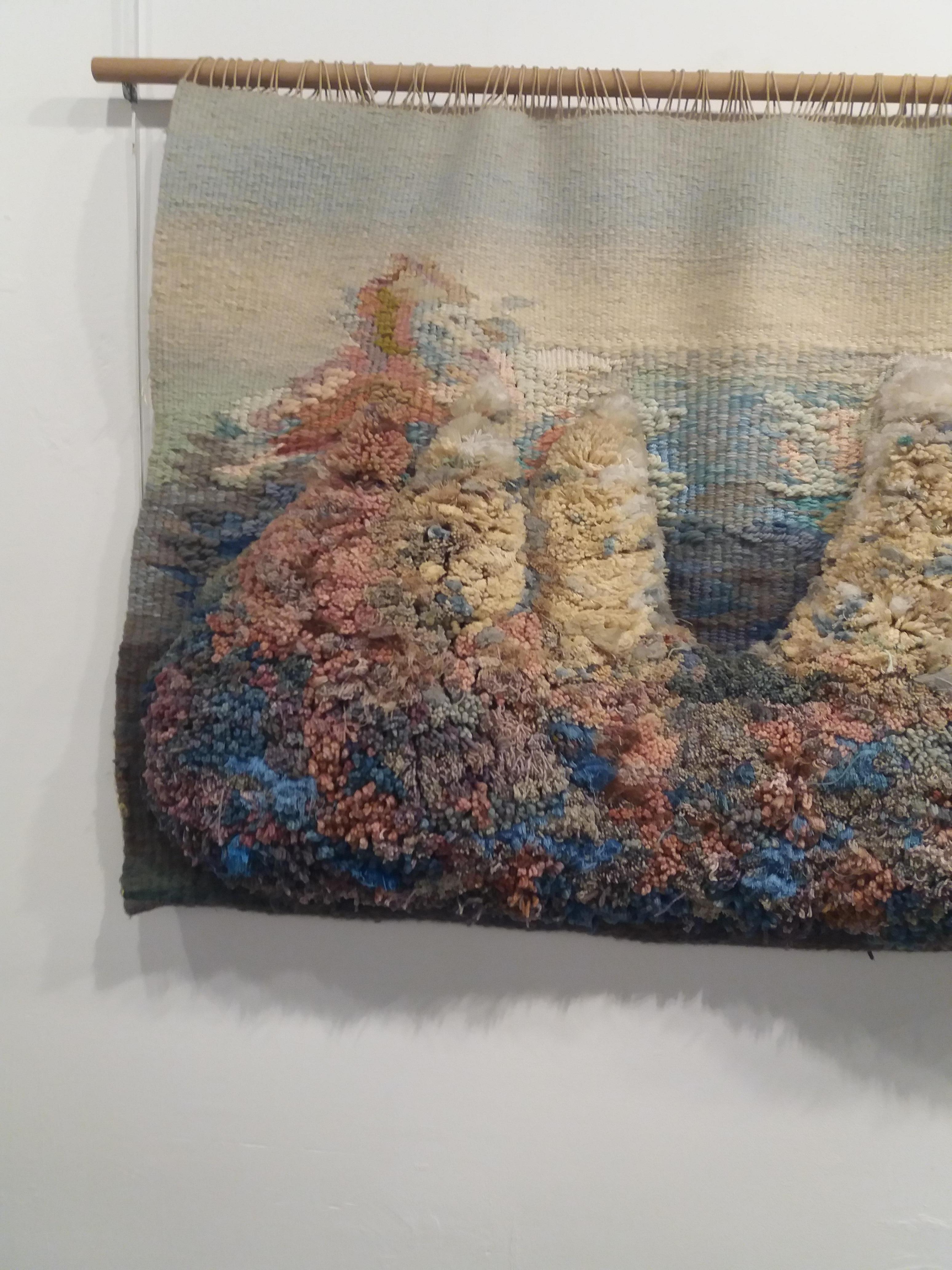 RAVENTOS 125 Marine . Original tapestry For Sale 1