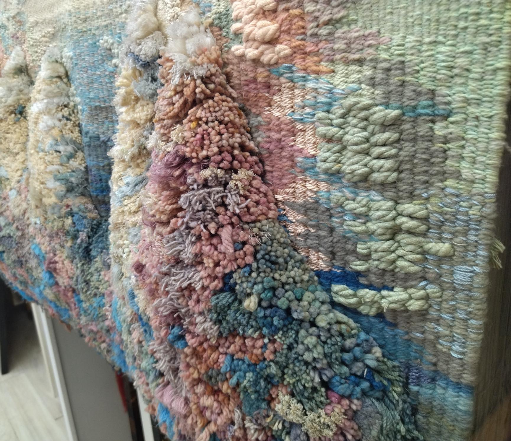 RAVENTOS 125 Marine . Original tapestry For Sale 4
