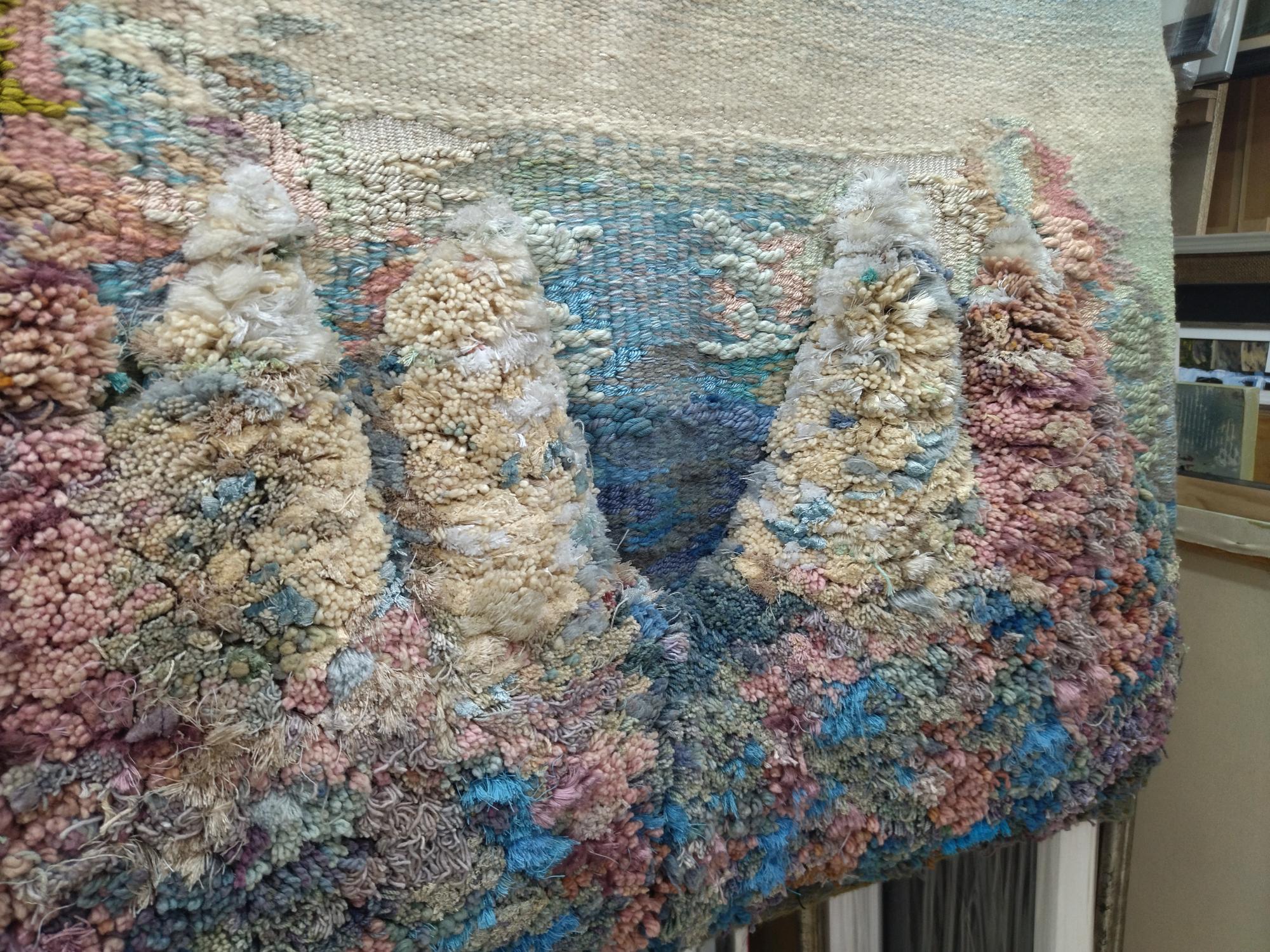 RAVENTOS 125 Marine . Original tapestry For Sale 7