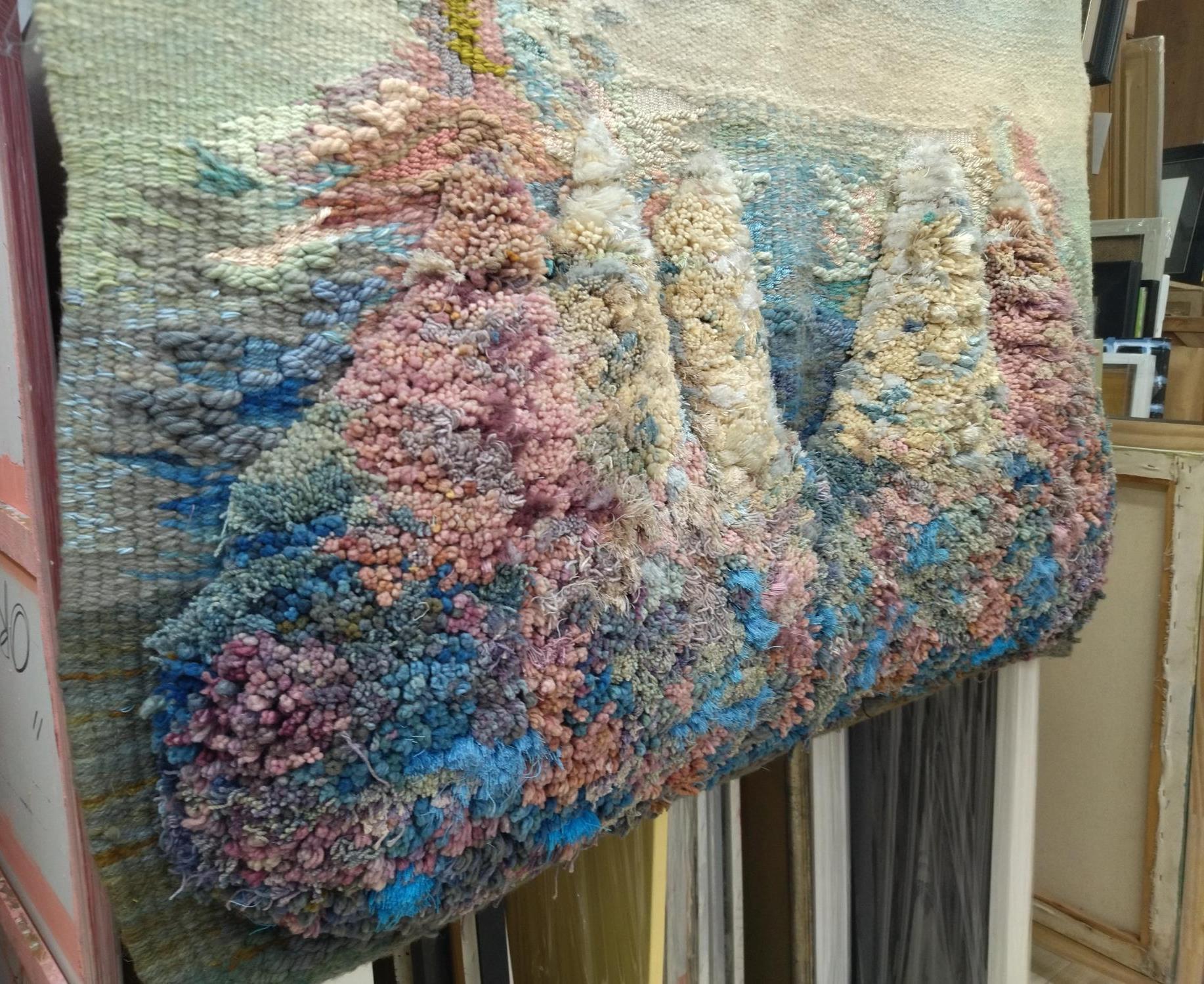 RAVENTOS 125 Marine . Original tapestry For Sale 8