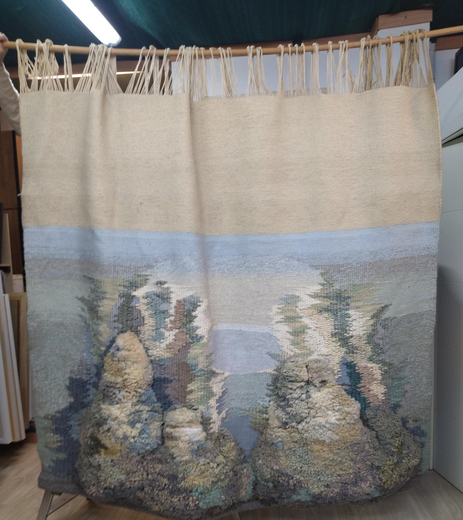 Raventos  26  Birth of Venus. Original Big  Tapestry - Abstract Expressionist Art by Maria Asuncion Raventos