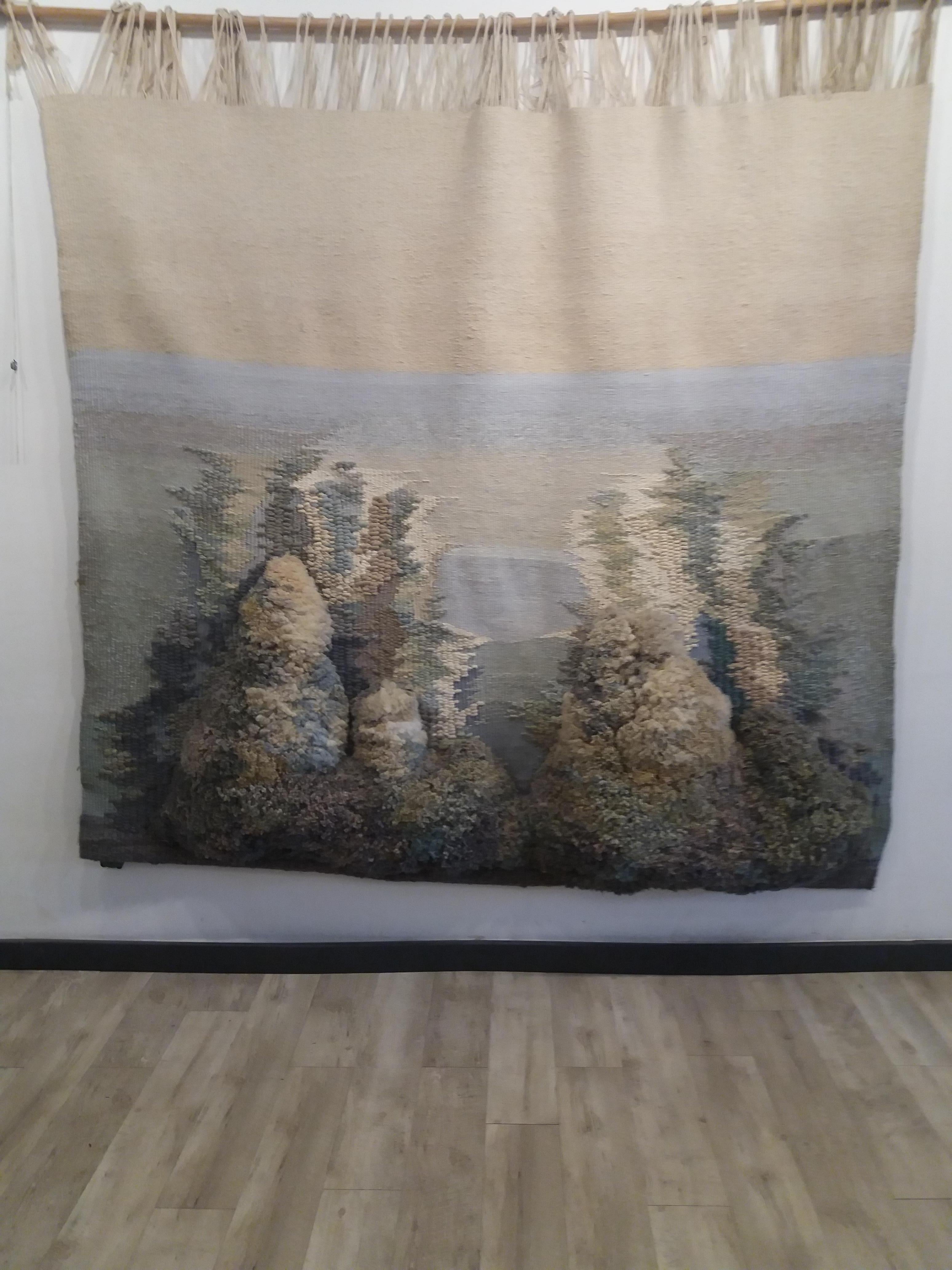 Birth of Venus. Original tapestry
RAVENTÓS Mª Assumpció – (San Sadurní d’Anoia, Barcelona 1930).
Raventos trained at the elite Sant Jordi School of Fine Arts in Barcelona.
Raventós expanded her studies in etching and lithography at the Friedlaender