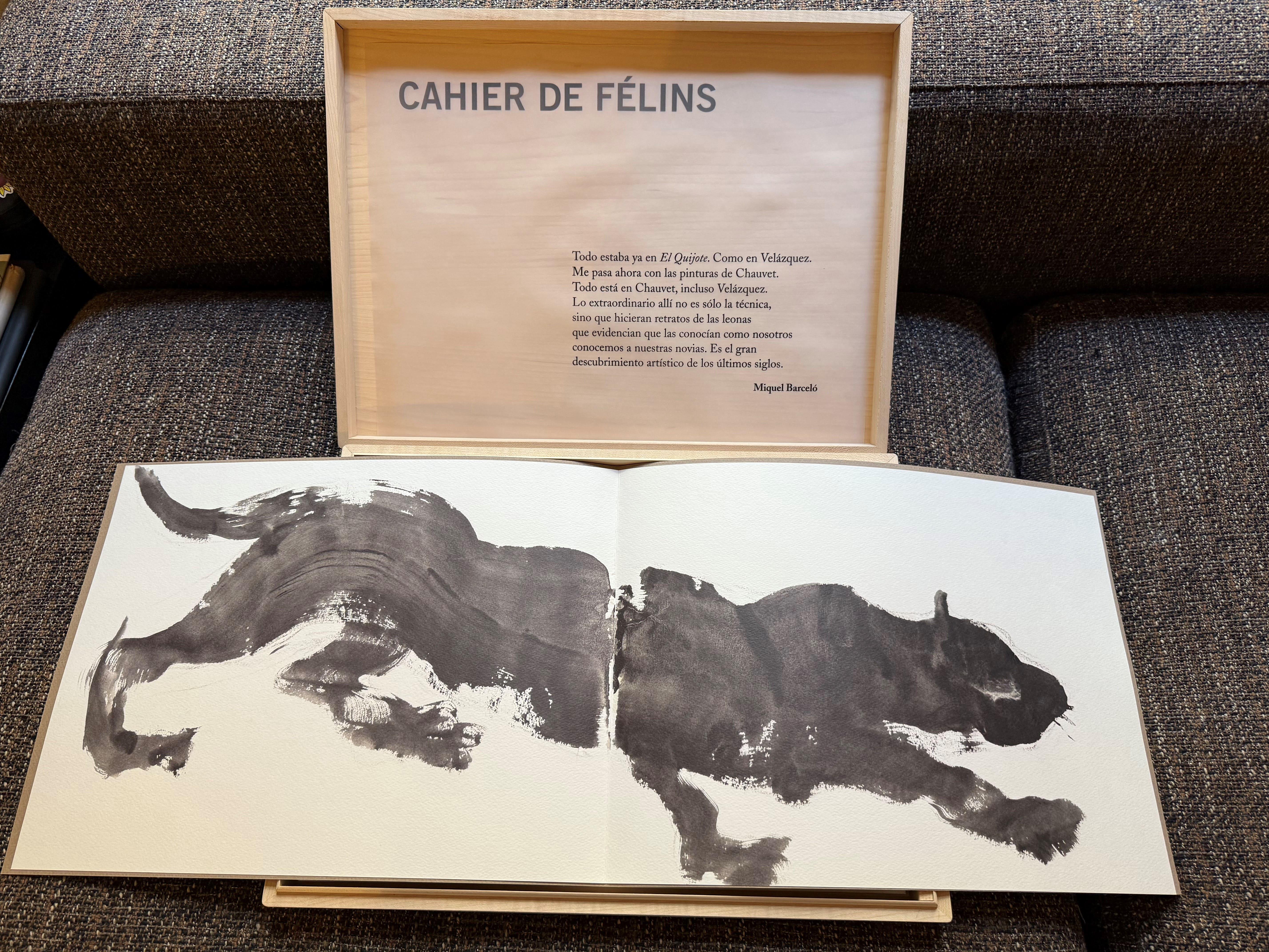 Cahiers de felins - Art by Miquel Barceló