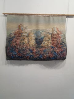 Arazzo Marin, Espressionismo astratto, senza cornice, anni ’90, 90x123 cm