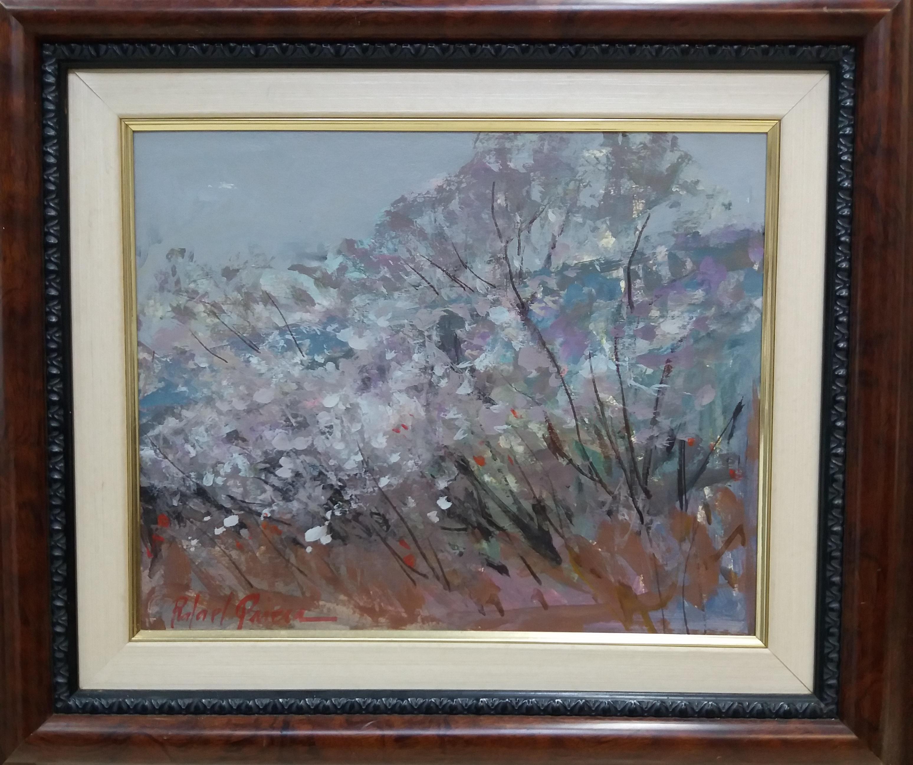 RAFAEL GRIERA Landscape Painting - Paisaje original expressionist acrylic painting