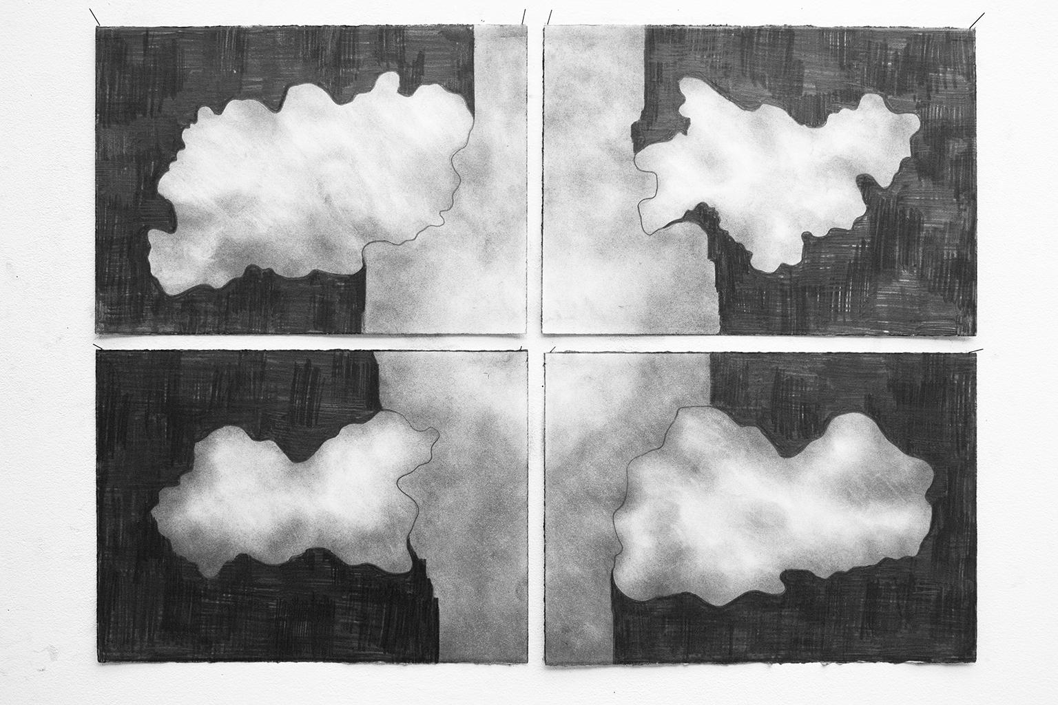 Robbie Cornelissen Figurative Art - Four Clouds