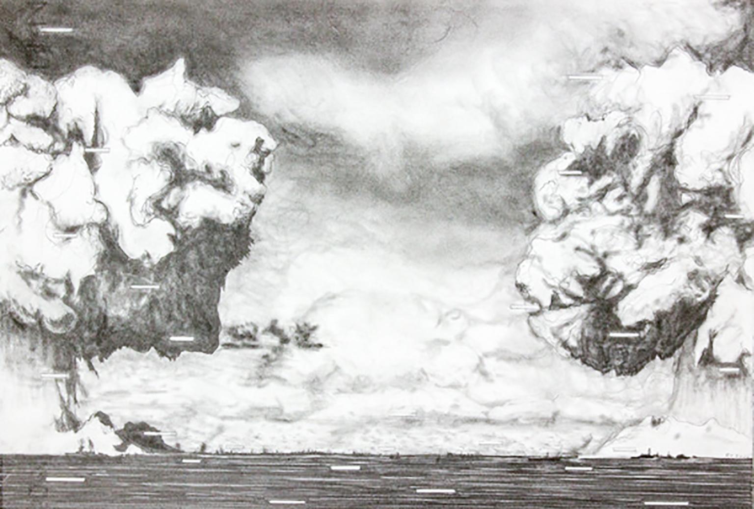 Robbie Cornelissen Figurative Art - Cloud (Entrance, Bikini Islands 1946)