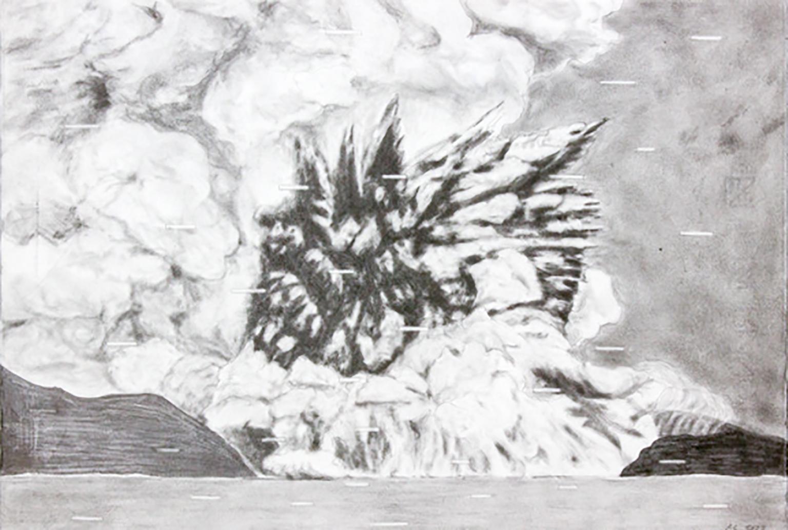 Robbie Cornelissen Figurative Art - Cloud (Surtsey 1963)