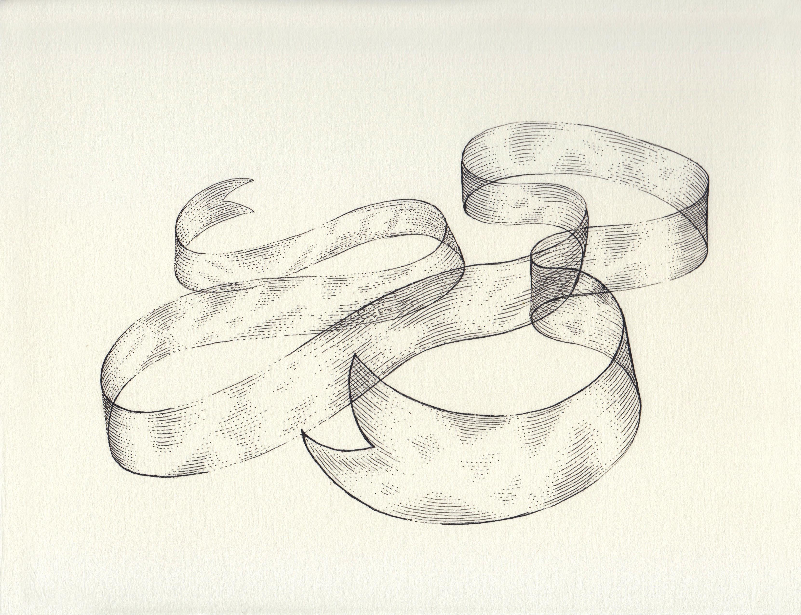 Renato Garza Cervera Abstract Drawing - Almost Invisible Motto