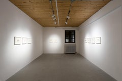 Fallen Ideals Ink Drawing on Archival Paper, Contemporary, 2010-