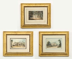 Set of Three Prints of English Country Houses