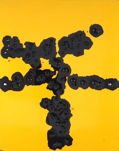 Pittura seria (Giallo su nero)