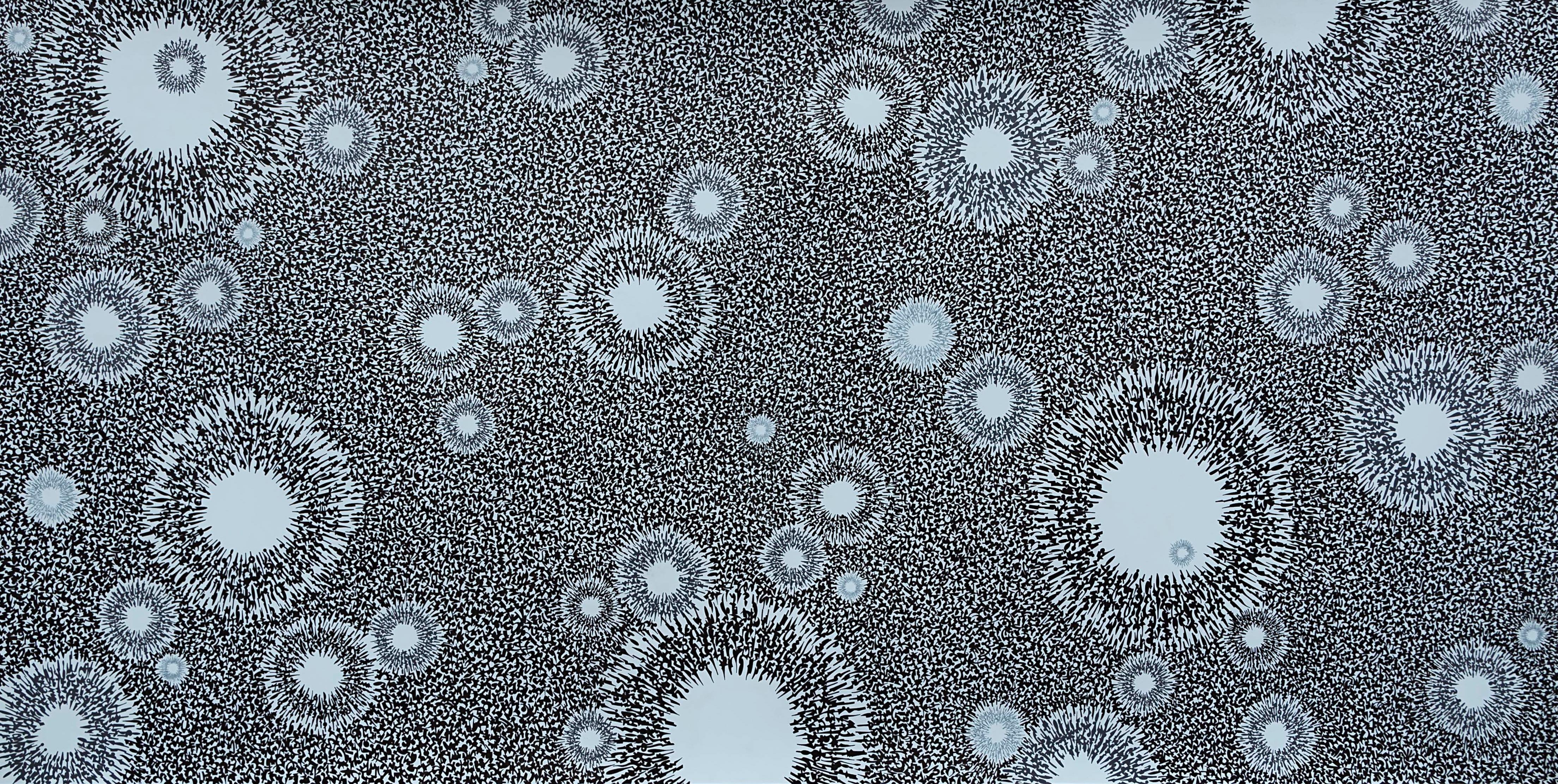 Mark Steven Greenfield Abstract Drawing - Hive Mantra
