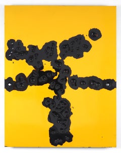 Pittura seria (Giallo su nero)