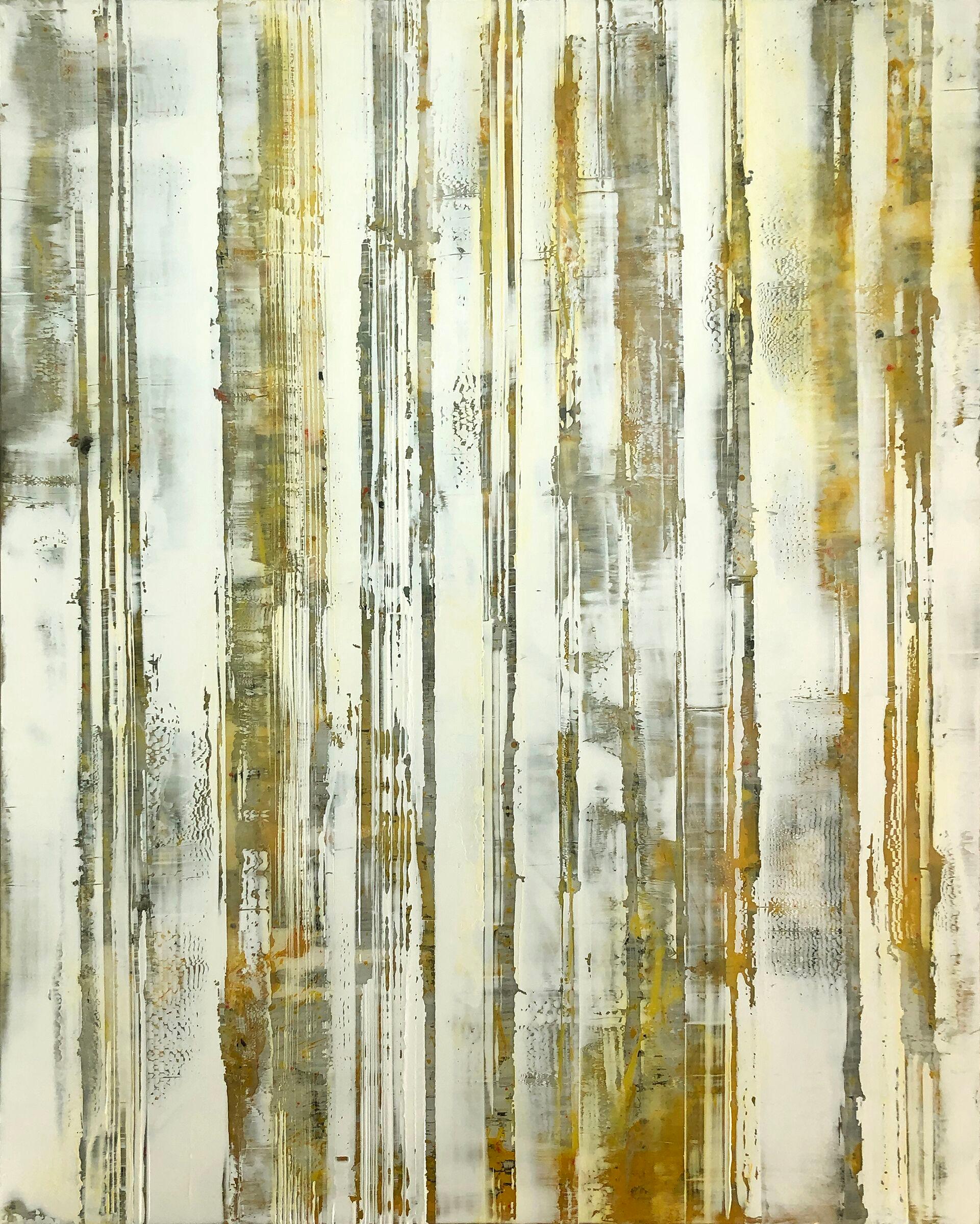 Greg Ragland Abstract Painting - Parallel Layers 27, Yellow