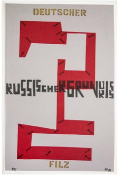 Russischer Grundriss Deutscher Filz, 1986
