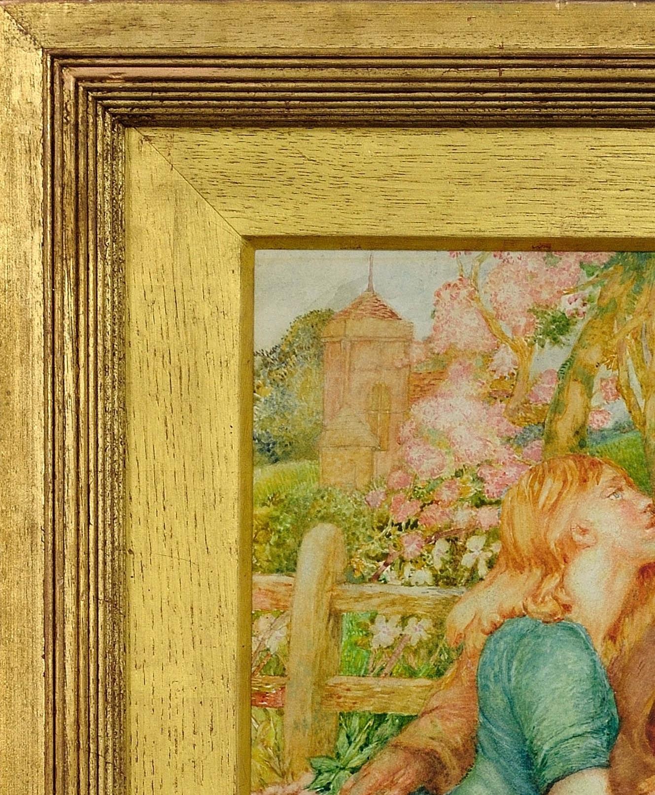 Such Young Love. The Anticipation of a Kiss. Last of the Pre-Raphaelites. For Sale 17