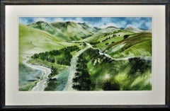 Vintage Landscape Pattern, Glen Lyon. Longest, Loneliest and Loveliest Glen in Scotland.