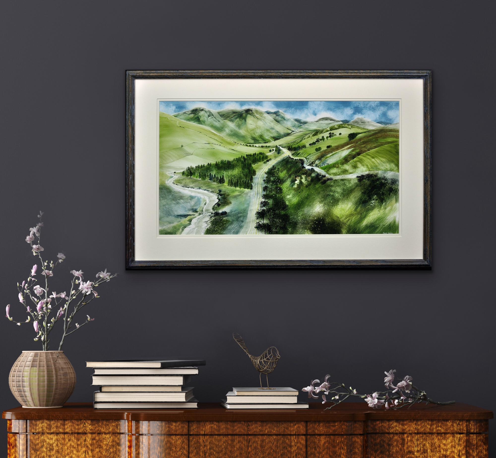 Landscape Pattern, Glen Lyon. Longest, Loneliest and Loveliest Glen in Scotland. For Sale 4