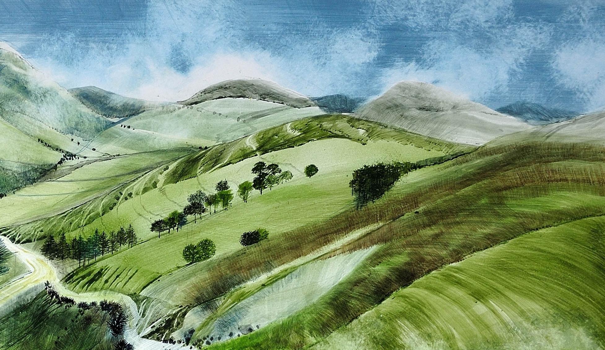 Landscape Pattern, Glen Lyon. Longest, Loneliest and Loveliest Glen in Scotland. For Sale 13