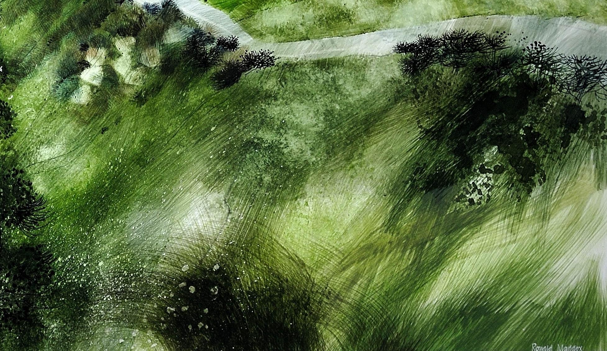 Landscape Pattern, Glen Lyon. Longest, Loneliest and Loveliest Glen in Scotland. For Sale 14
