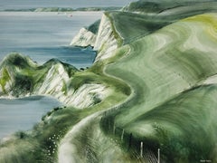 El Sendero de la Costa Suroeste Mirando Hacia Bats Head Costa Jurásica de Dorset