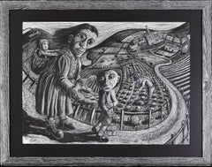 El Primer Día De Escuela En La Gales Rural Obra De Arte En Pastel Cultural Galés Enmarcada