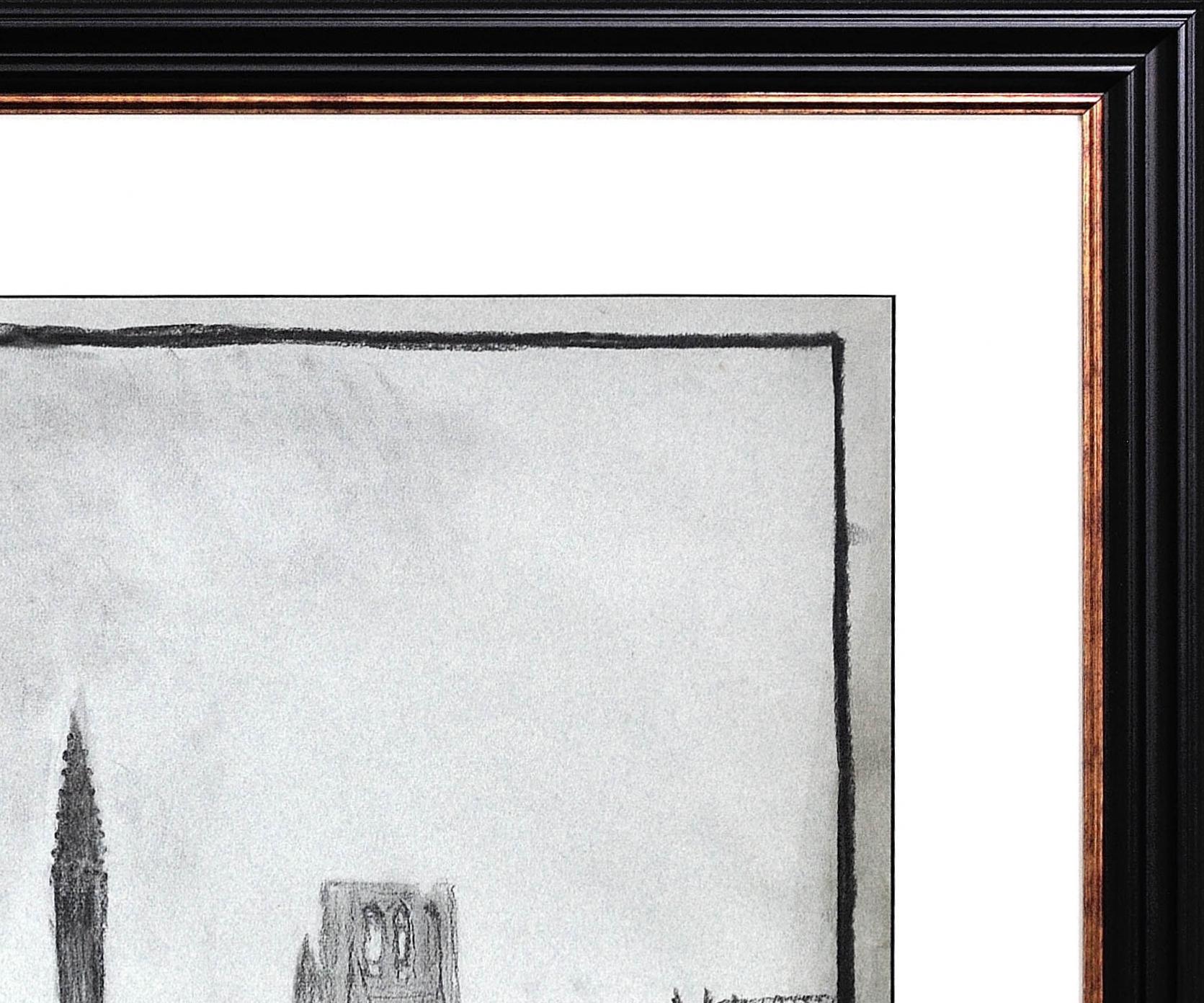 World War 1 Trench Art Battlefield Framed Drawing Belgian Soldier Arras France For Sale 16