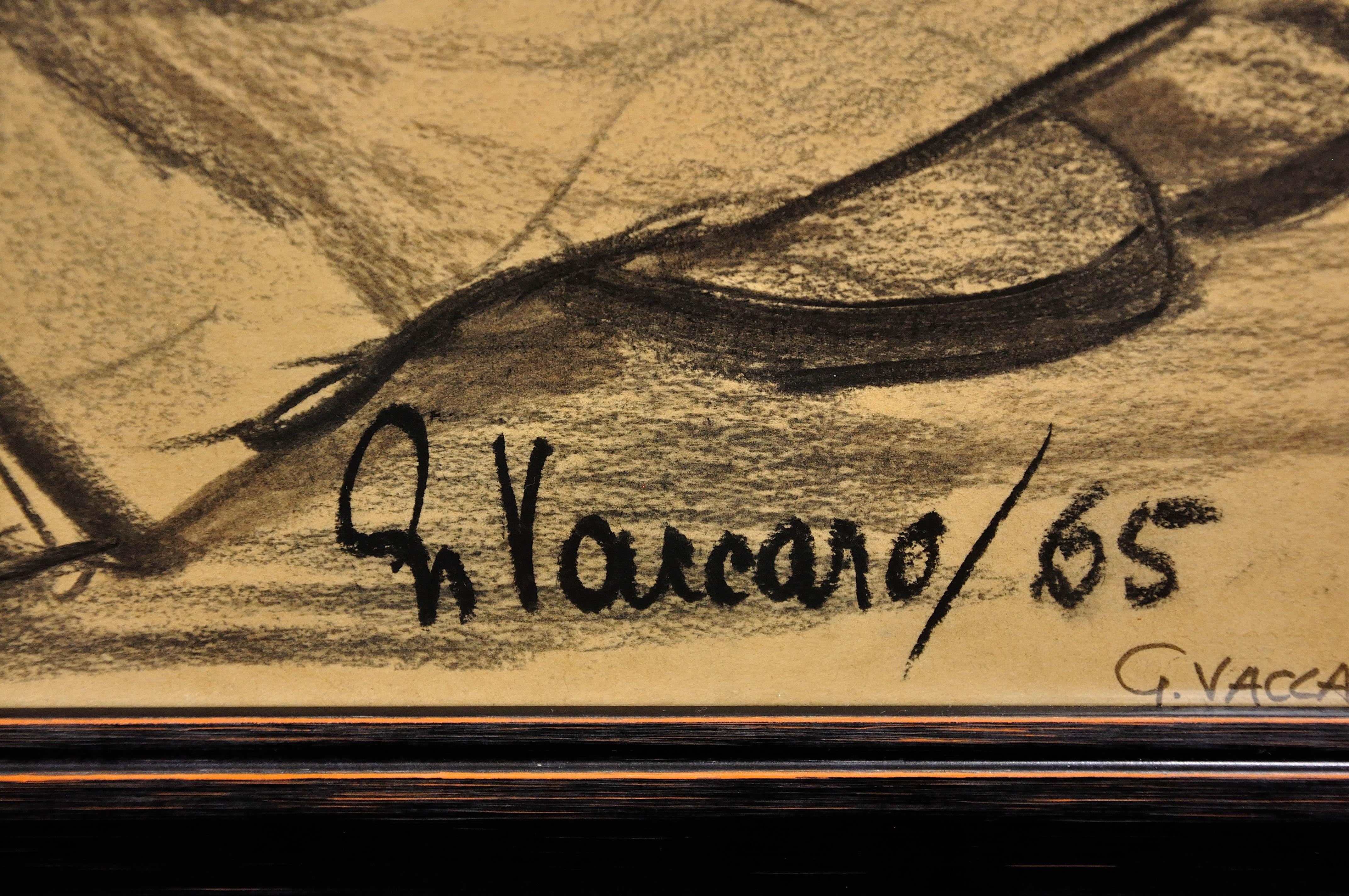 La Contadina Campesina Mediados del Siglo XIX Figura Estudio De Estilo Renacentista - Art Renacimiento de G. Vaccaro