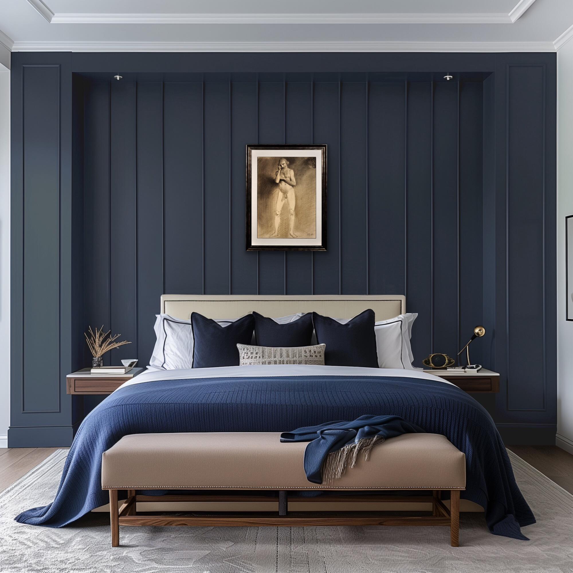 Étude de vie académique du milieu du 19e siècle Nu masculin Dessin au graphite en vente 14