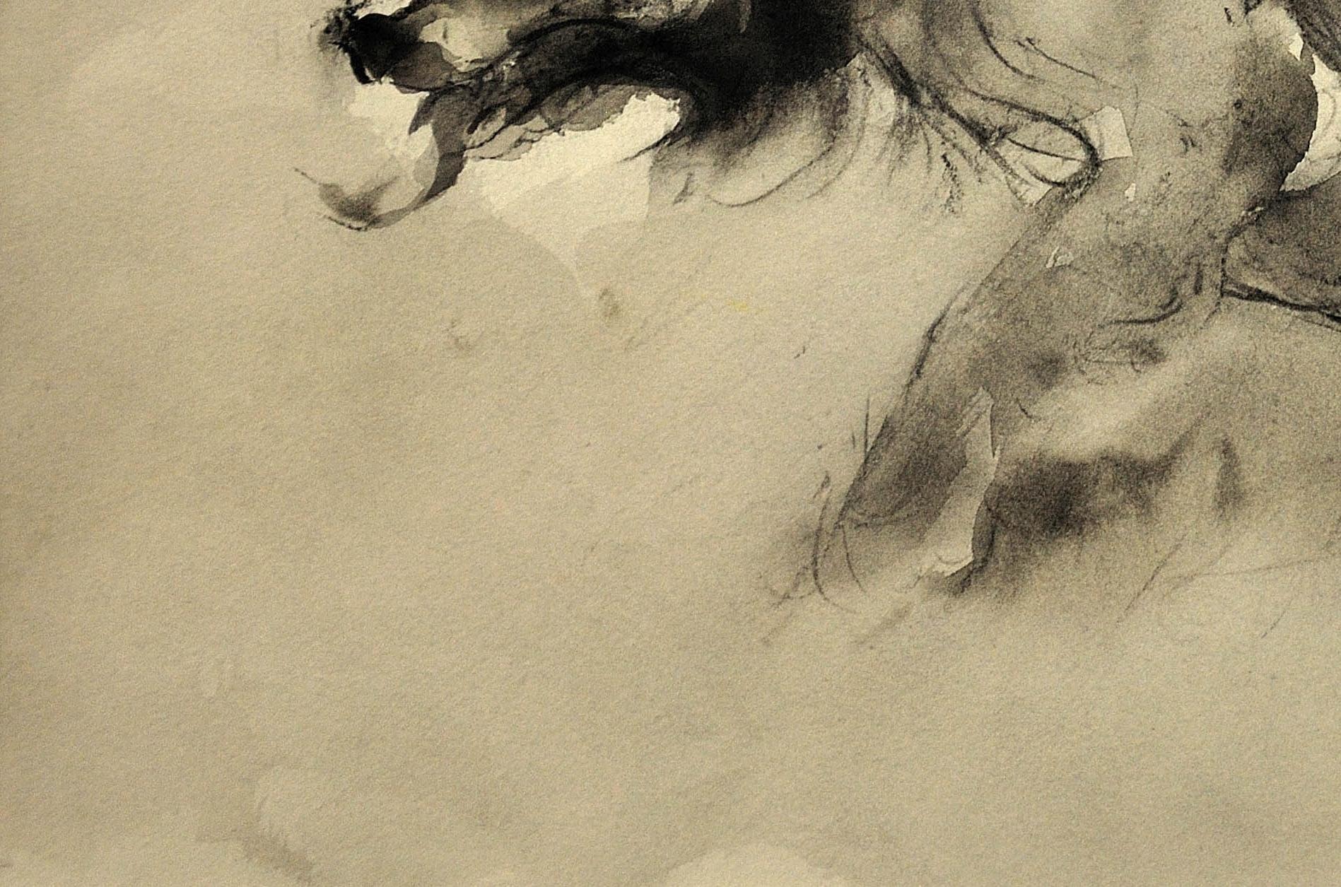 Sheepdog. Original Watercolor by Welsh Artist William Selwyn. Working Dog. 5