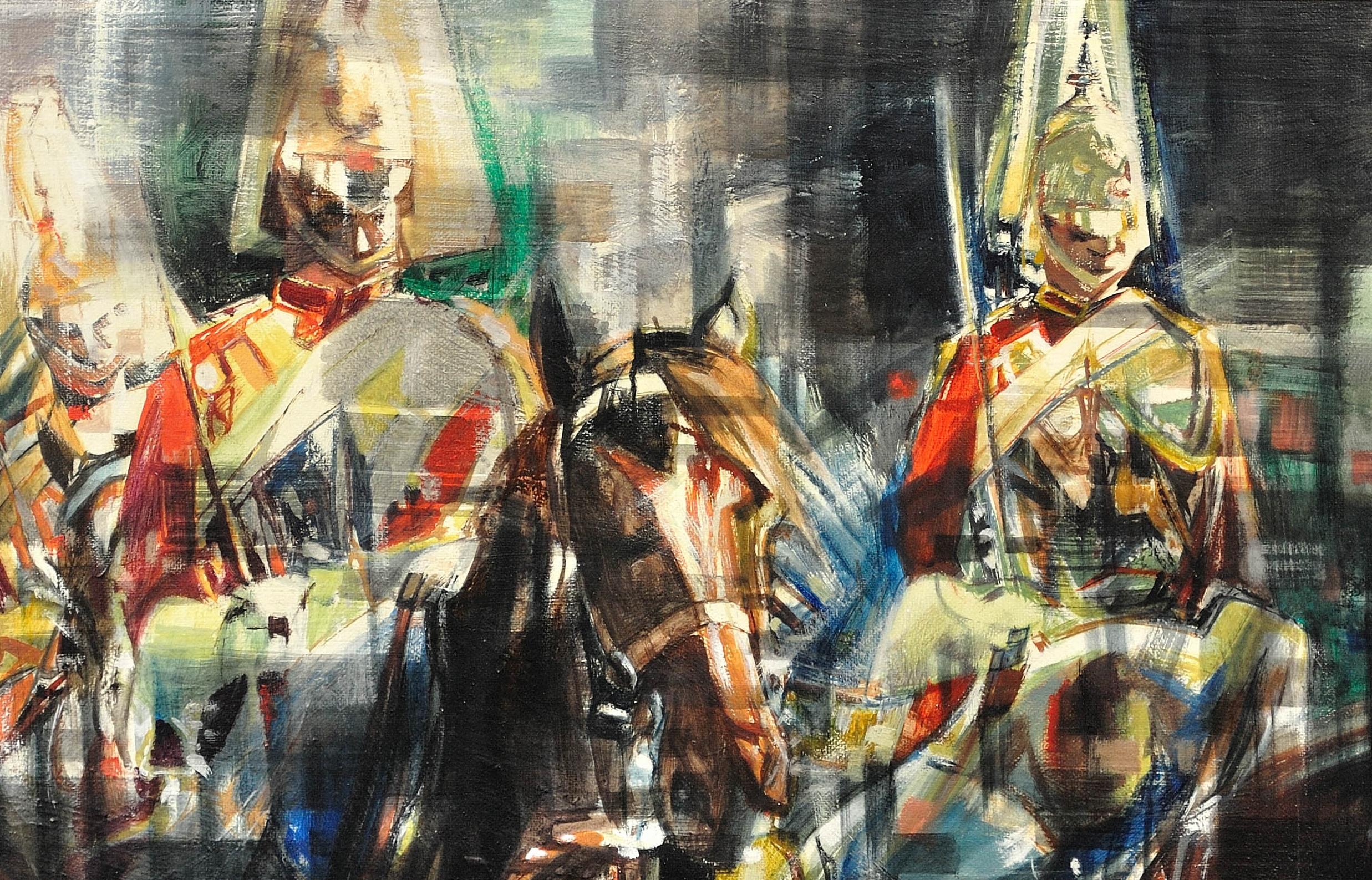 The Household Cavalry. Ceremonial Duty on Horseback. Abstract Motion. On Parade. 3