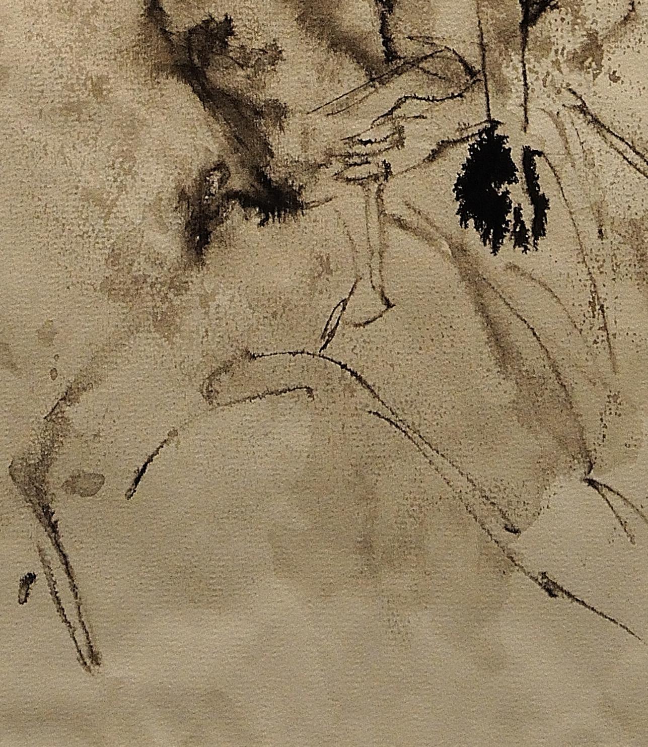 Mutter & Kind flieht.Vietnam.Menschenrechte Künstlerin. Madness of War.Original. 6