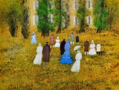 Une Reunion de Famille. A Family Reunion. Manoir. Meadow Wildflowers. French.