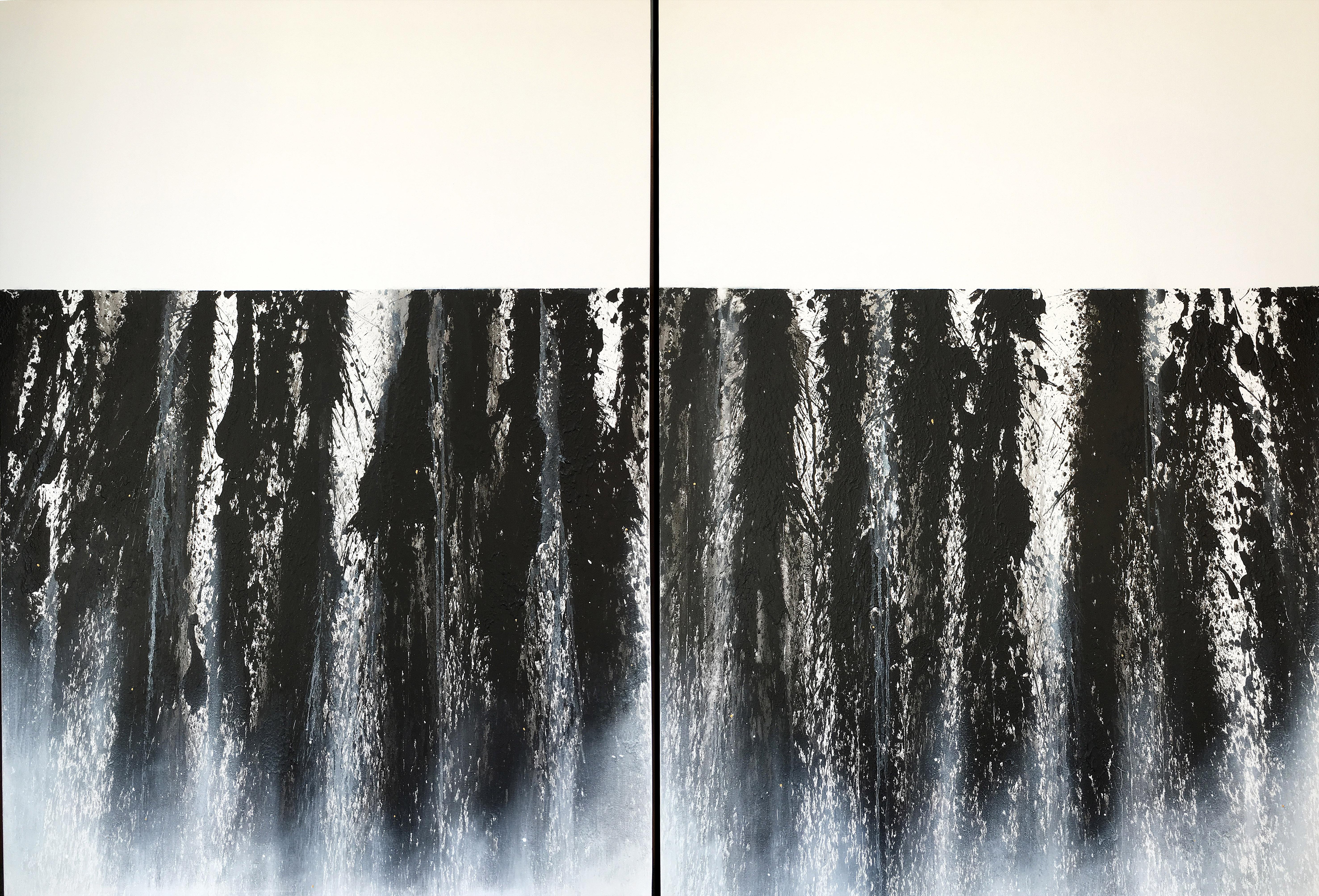 Mareo Rodriguez Abstract Painting - Expansion (Diptych)