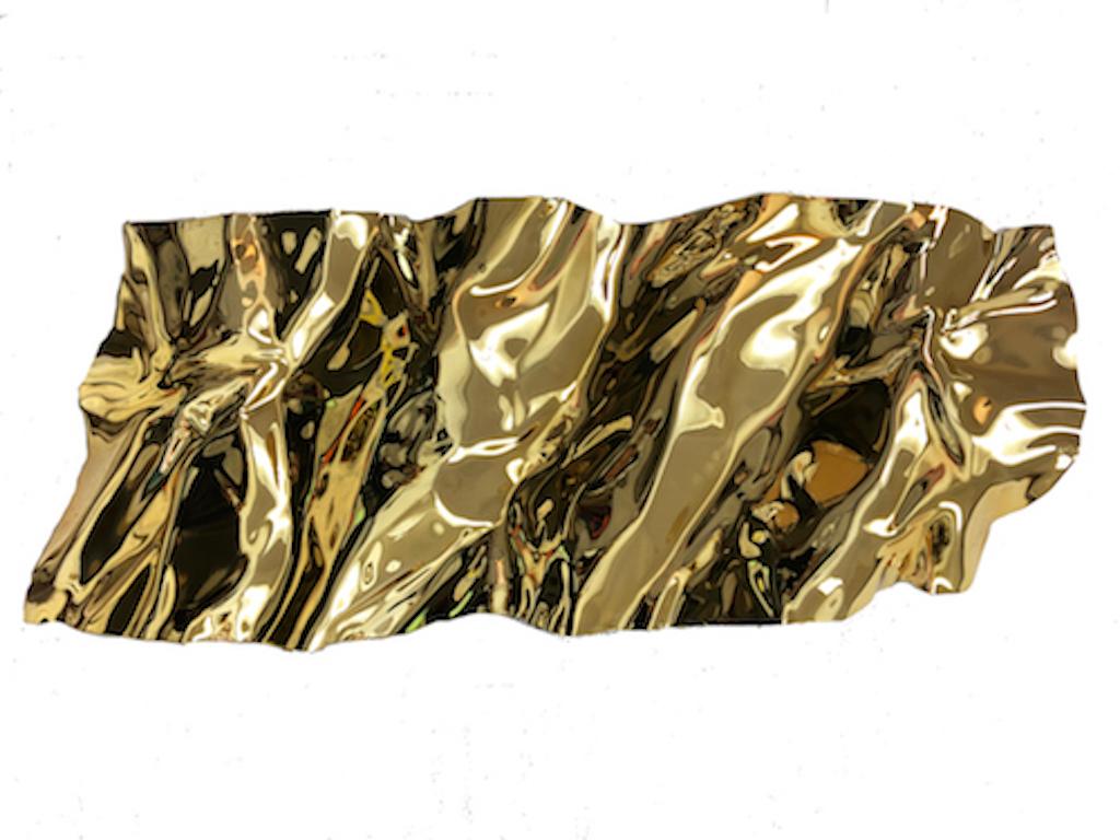 Mareo Rodriguez Abstract Sculpture - Mantle Series (Gold II)