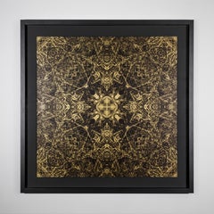 'Imaginary Cities — Paris (11097701034) - 02/04/2018'- print, maps, gold, patter