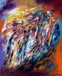 Three Chassidim (Judaica/Abstract)
