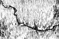 Waterline VI - black and white minimalist landscape photograph 26 x 40 inches