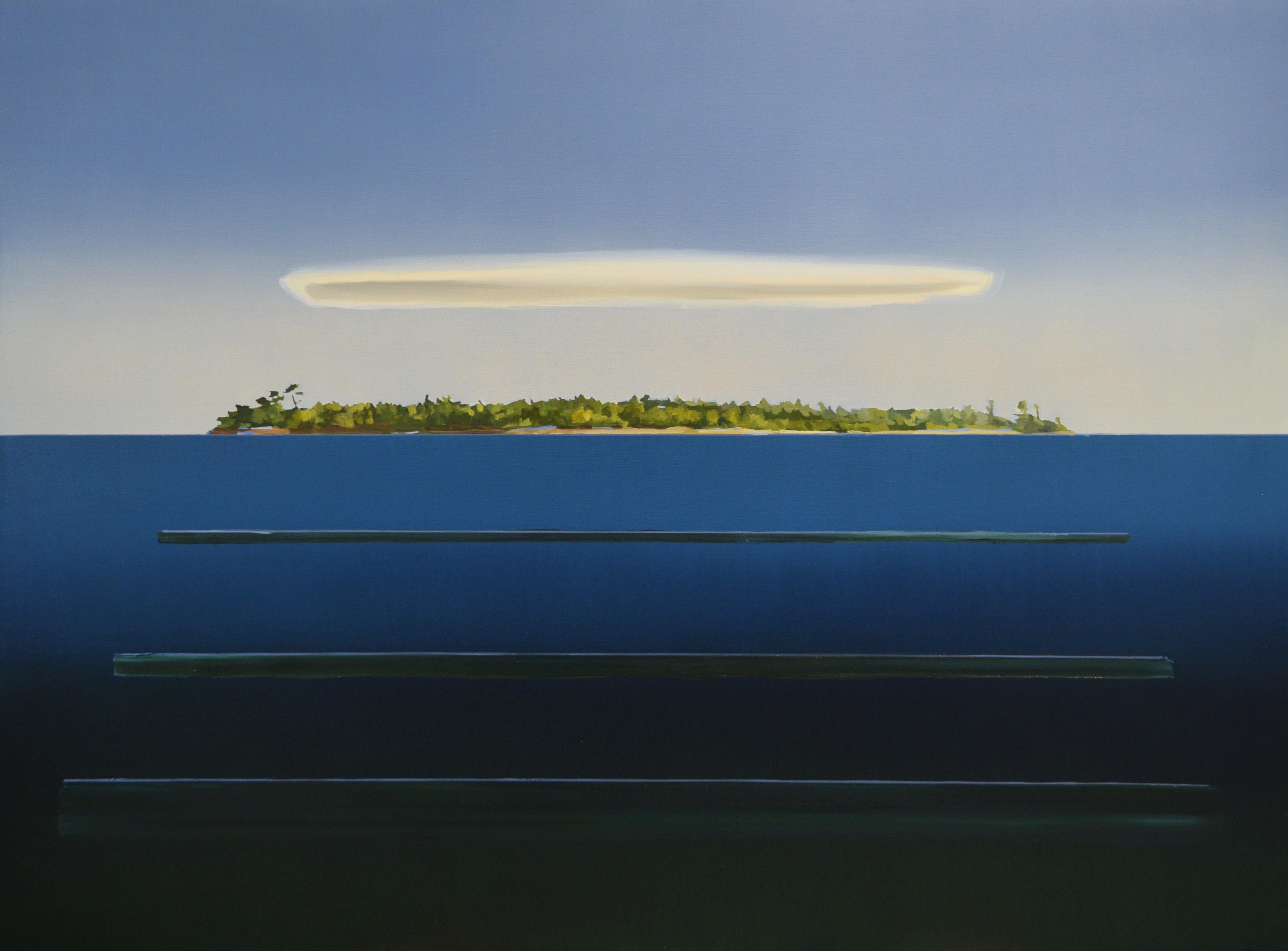 Landscape Painting de Beau Carey - 3 Marejadas