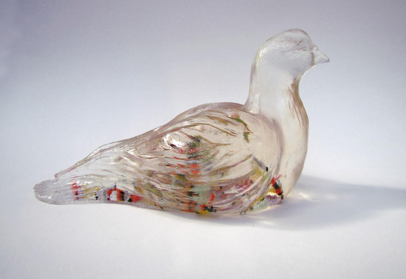 Rachel Denny Figurative Sculpture - Carrier Pigeon II